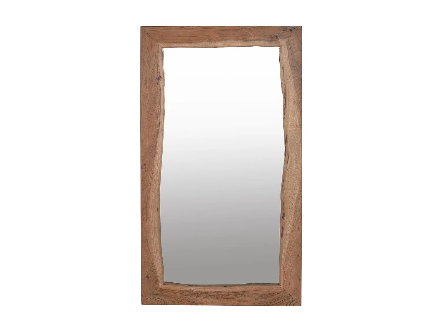 Miroir en manguier marron