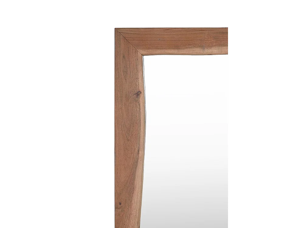 Miroir en manguier marron