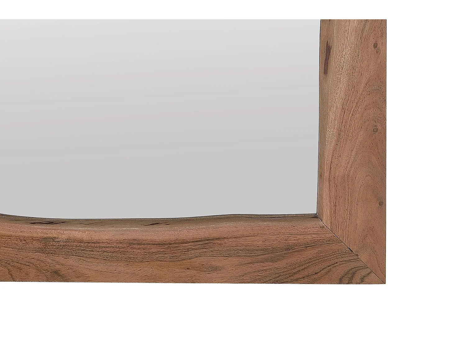 Miroir en manguier marron