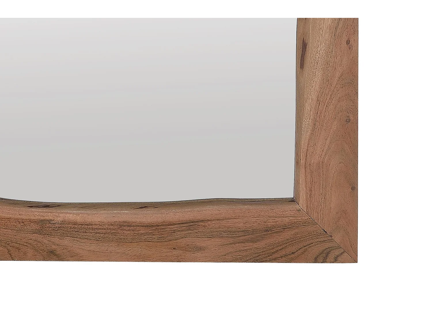 Spiegel aus Akazienholz, MDF-Rückwand, 65 cm, moderner Landhausstil – 115 x 65 x 3 GINER Y COLOMER