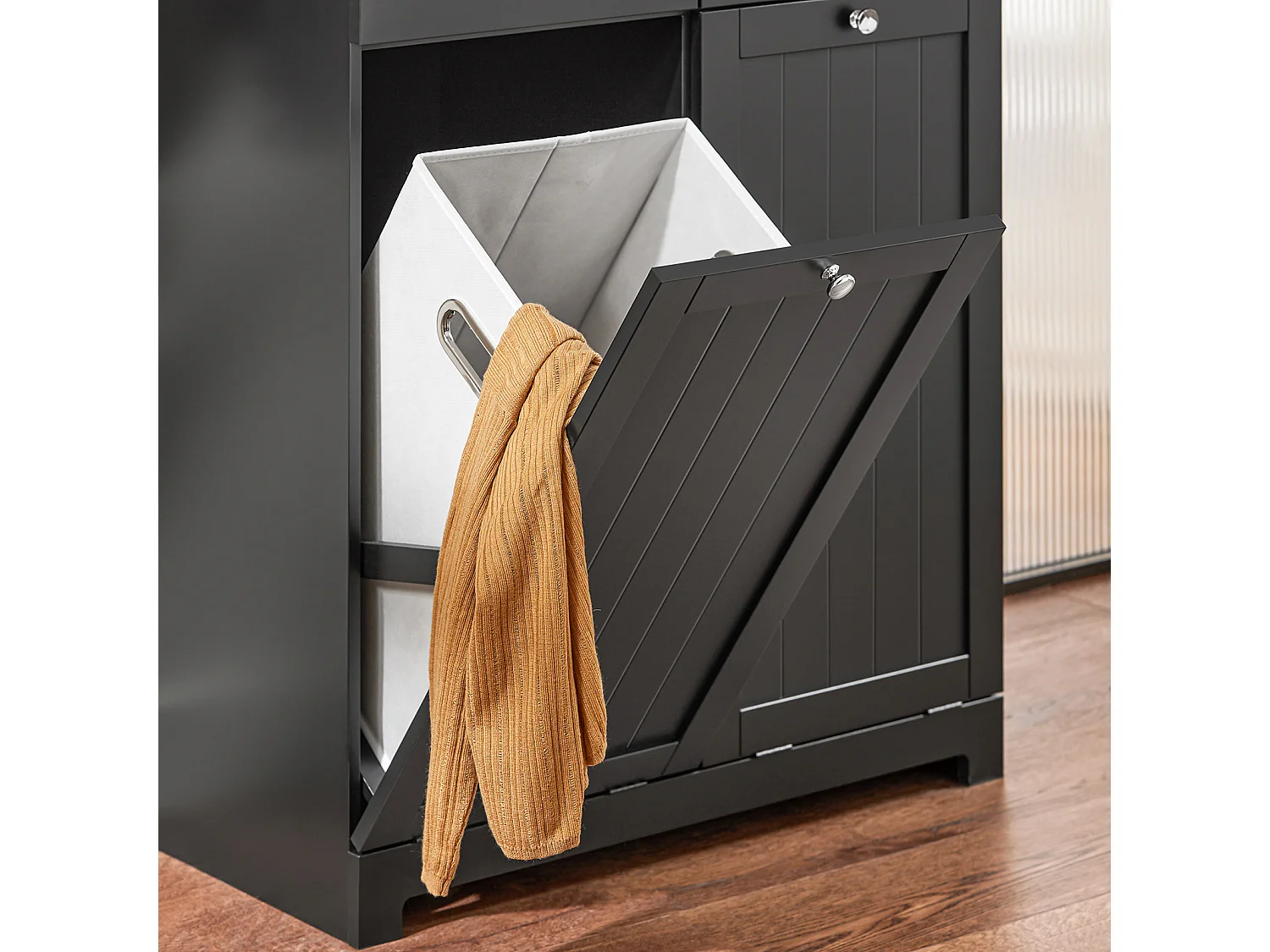 Cesto Para Ropa Sucia Con 2 Cestos BZR33-SCH SoBuy