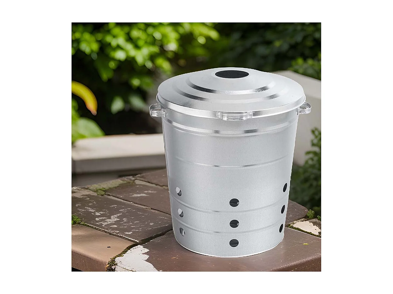 Bac multi-usages composteur acier 110 Litres (Lot de 2)