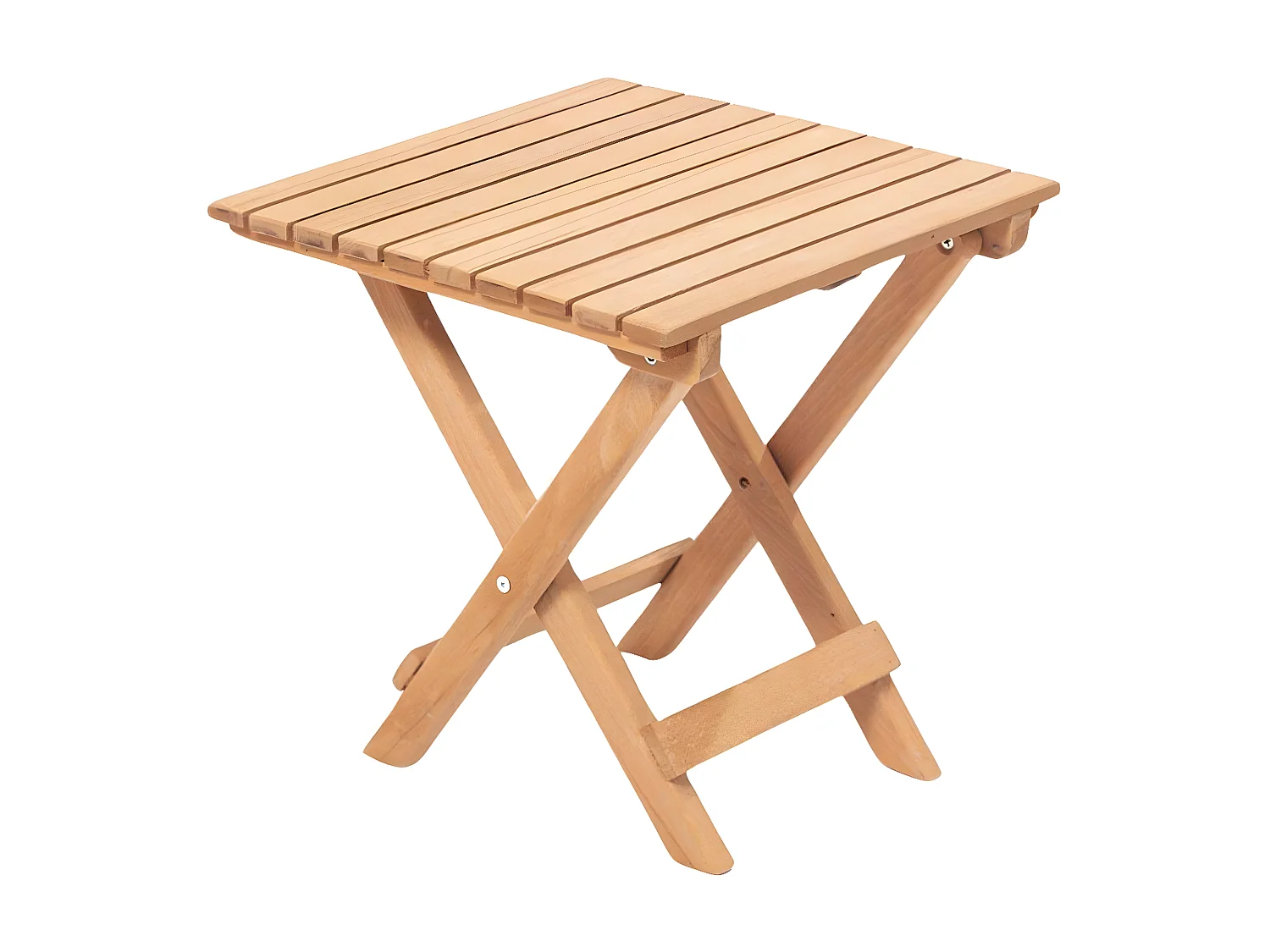 Ensemble 2 chaise de jardin et 1 table basse Purrault Bois massif clair et Tissu Gris foncé