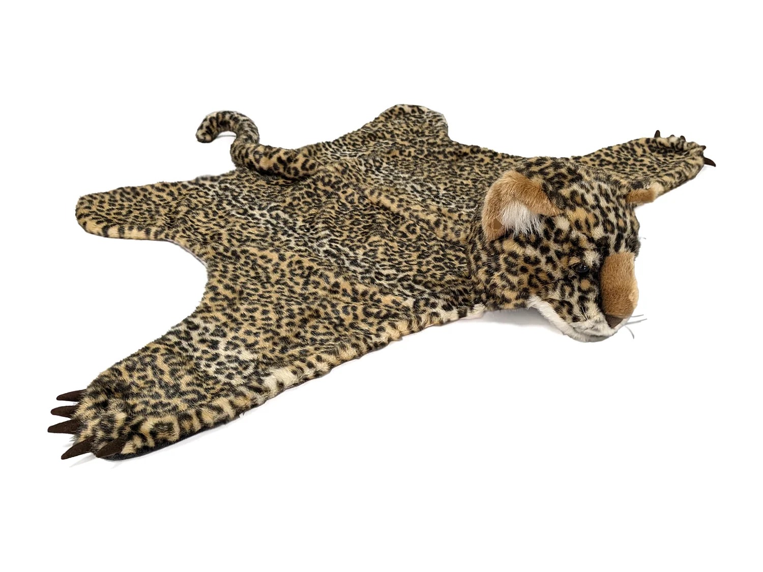 Déguisement en peluche en acrylique 118x118 cm Léopard marron