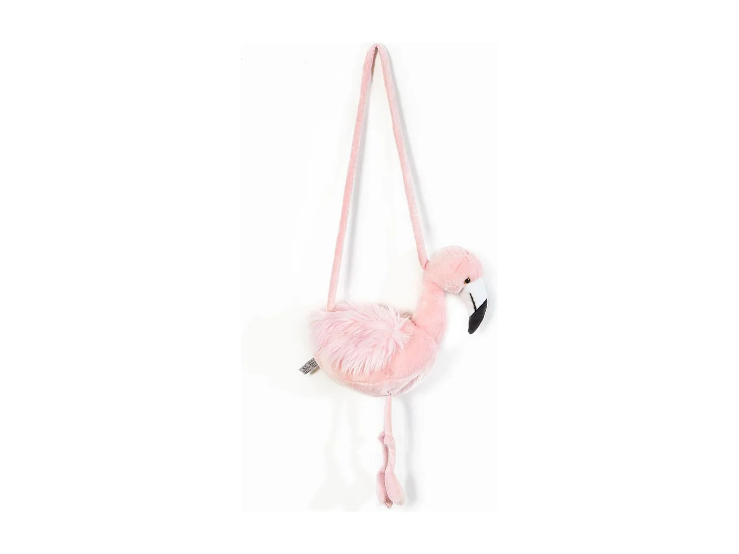 Sac à main en acrylique 30x70 cm collection SOFT ANIMALS flamant rose