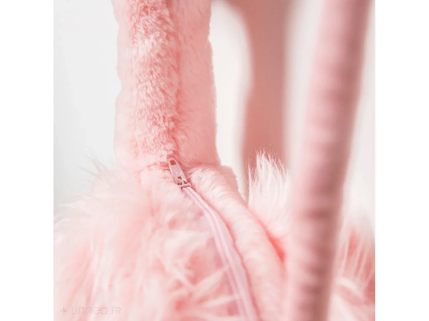 Sac à main en acrylique 30x70 cm collection SOFT ANIMALS flamant rose