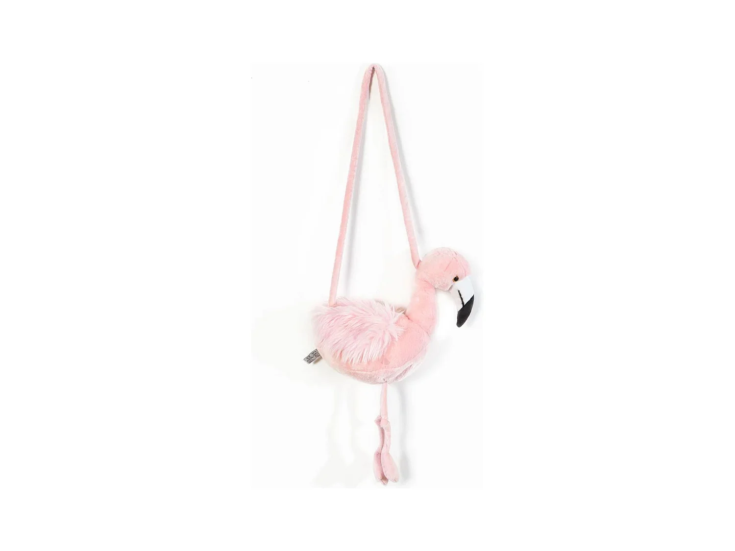 Sac à main en acrylique 30x70 cm collection SOFT ANIMALS flamant rose