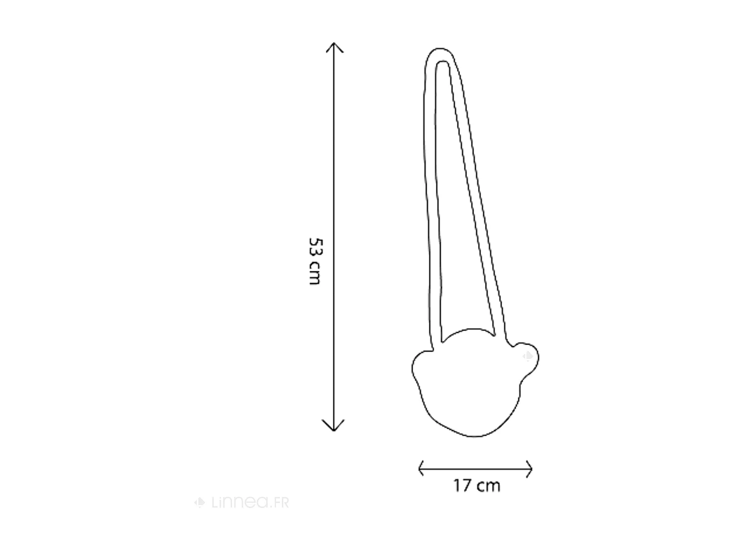 Sac à main en acrylique 17x53 cm collection SOFT ANIMALS ours polaire blanc