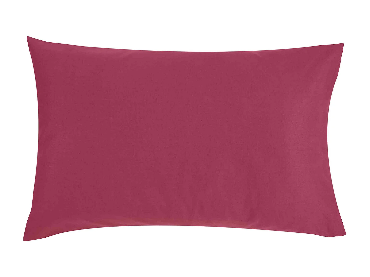 Taie d'oreiller bébé coton bio lie de vin 40x60