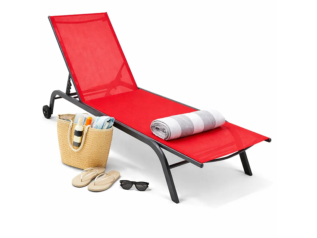 Chaise longue de soleil Rolls Sonlas