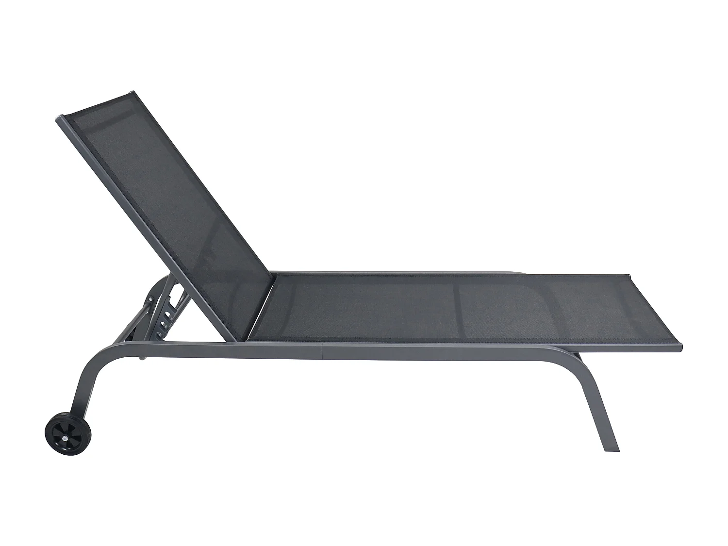 Sun lounger Sonlas Black L. 192 x H. 32 x W. 58 cm