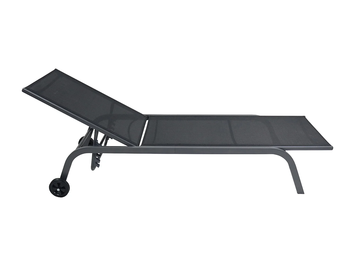 Sun lounger Sonlas Black L. 192 x H. 32 x W. 58 cm