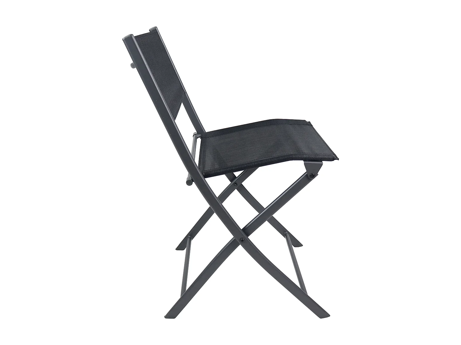 Cadeira de jardim Sumila Preto A. 79 x L. 45 x P. 46 cm