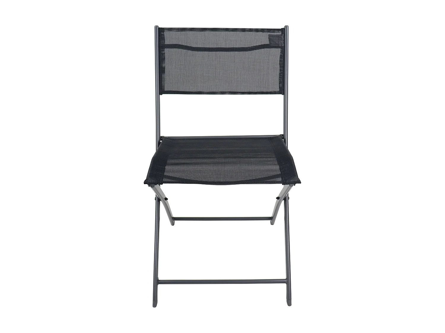 Garden chair Sumila Black H. 79 x W. 45 x D. 46 cm