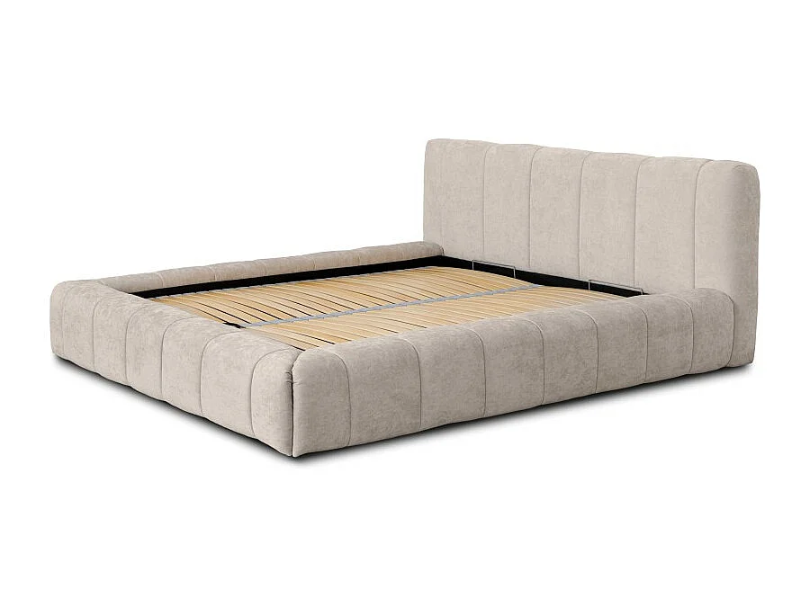 Opbergbed 140x200 beige kleur - Collectie COCOON