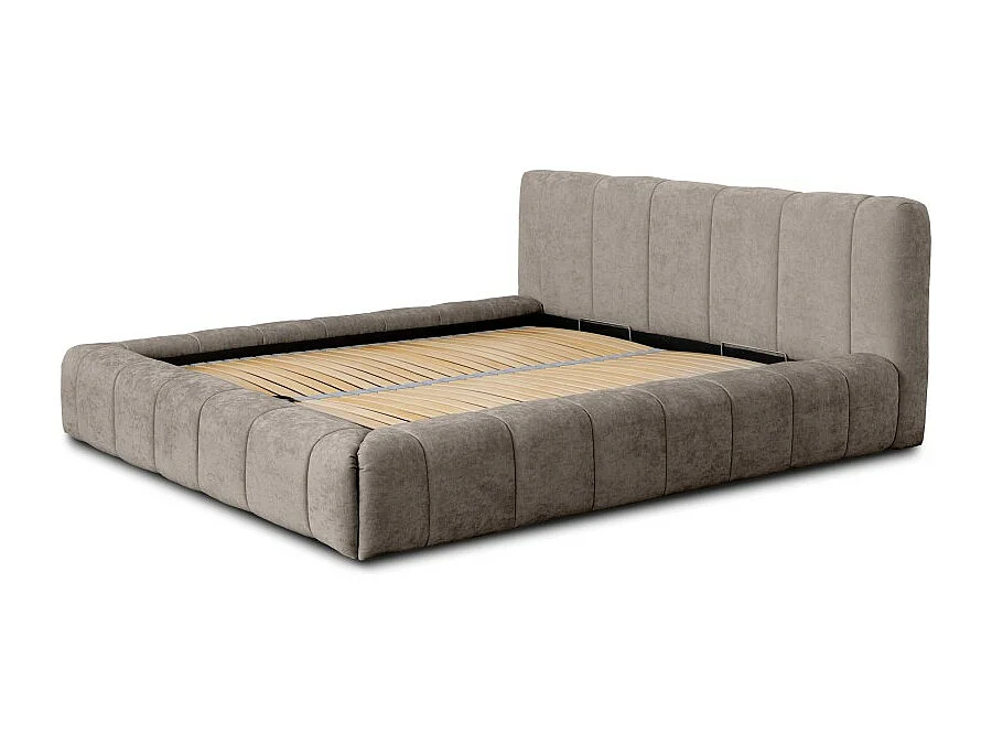 Letto contenitore 140x200 colore tortora - Collezione COCOON