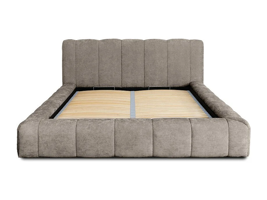 Letto contenitore 140x200 colore tortora - Collezione COCOON