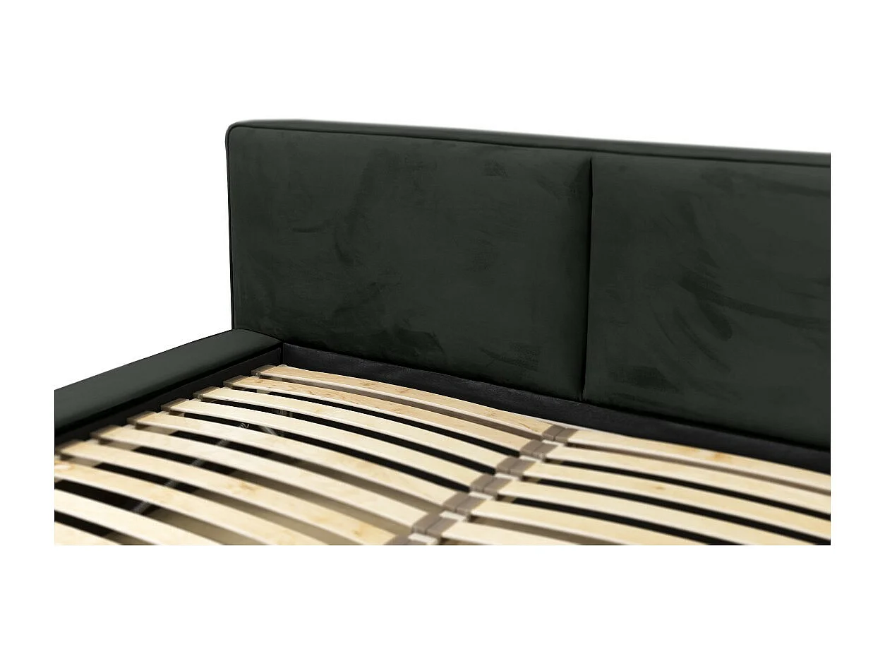 Letto contenitore 140x200 colore grigio antracite - Collezione MINAO