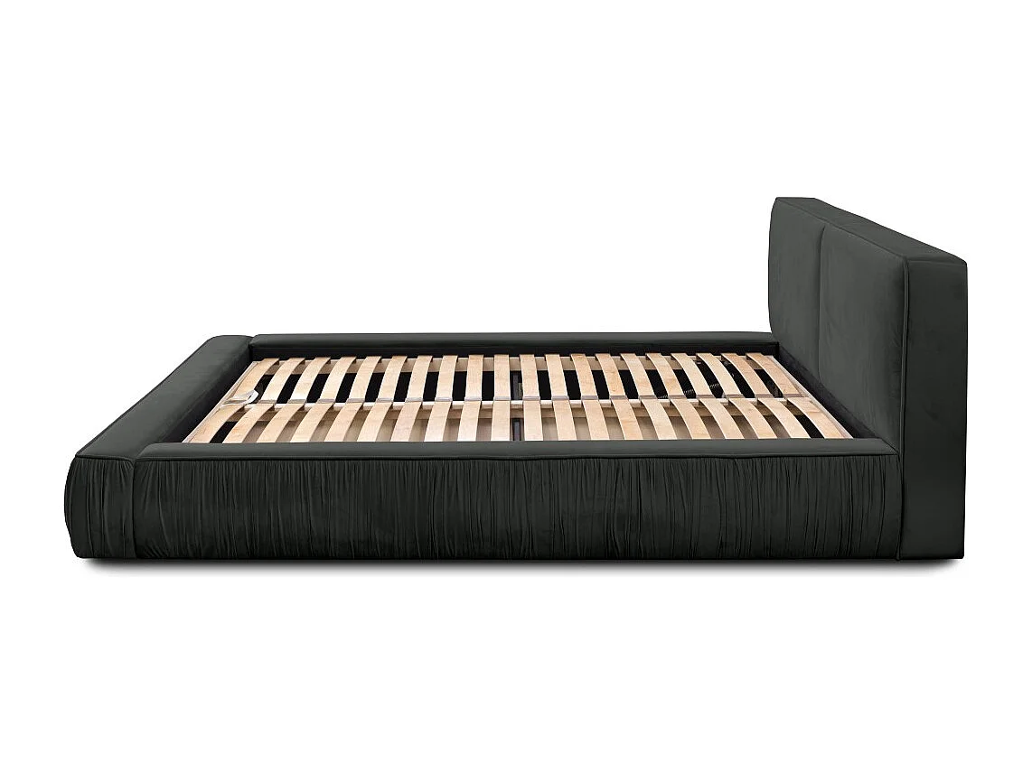 Letto contenitore 140x200 colore grigio antracite - Collezione MINAO