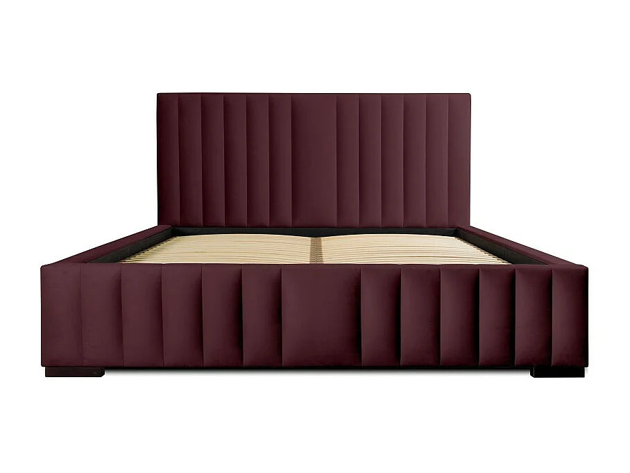 Letto contenitore 160x200 colore bordeaux - Collezione LAS