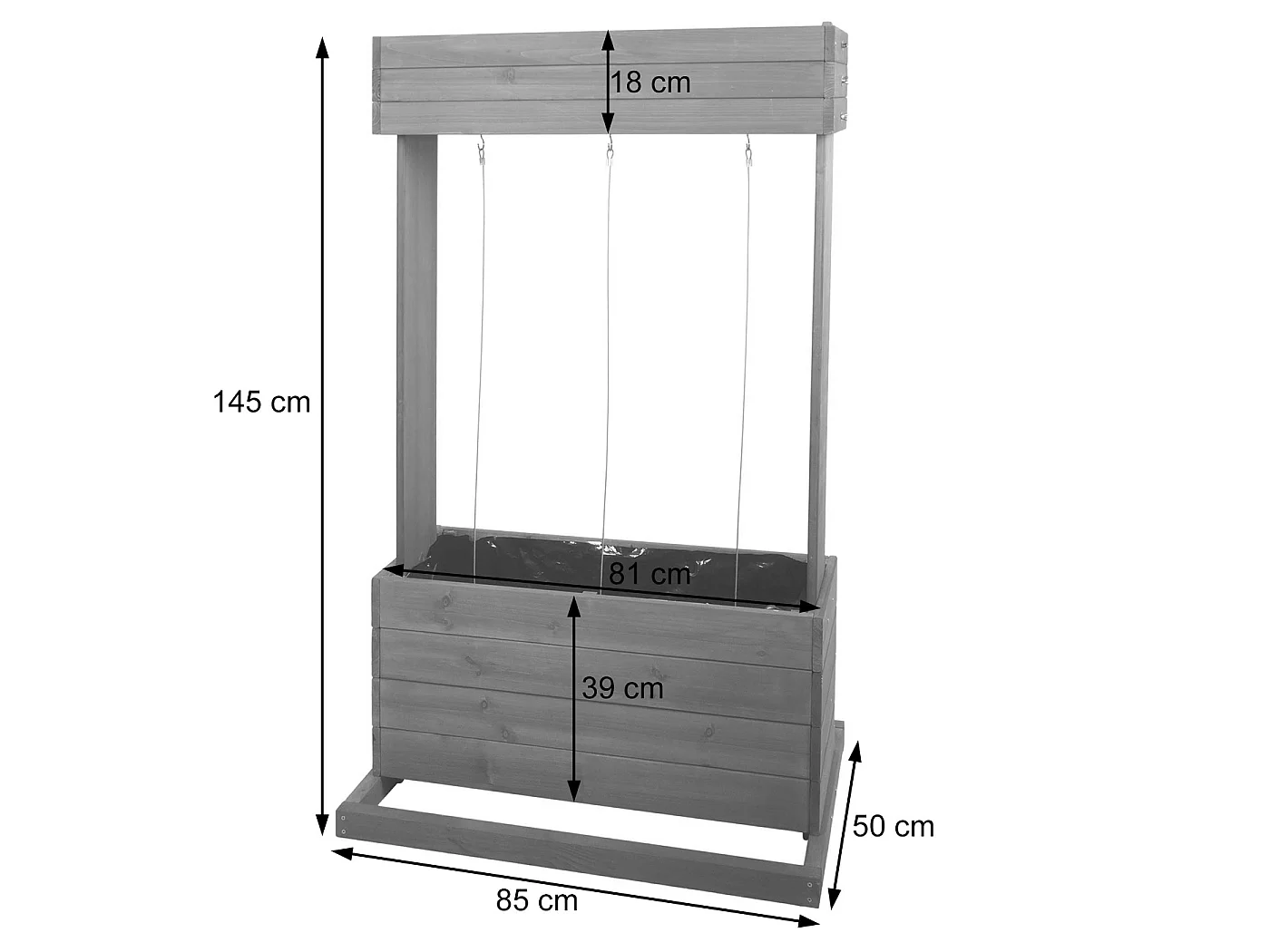 Podwyższona grządka MCW-L72