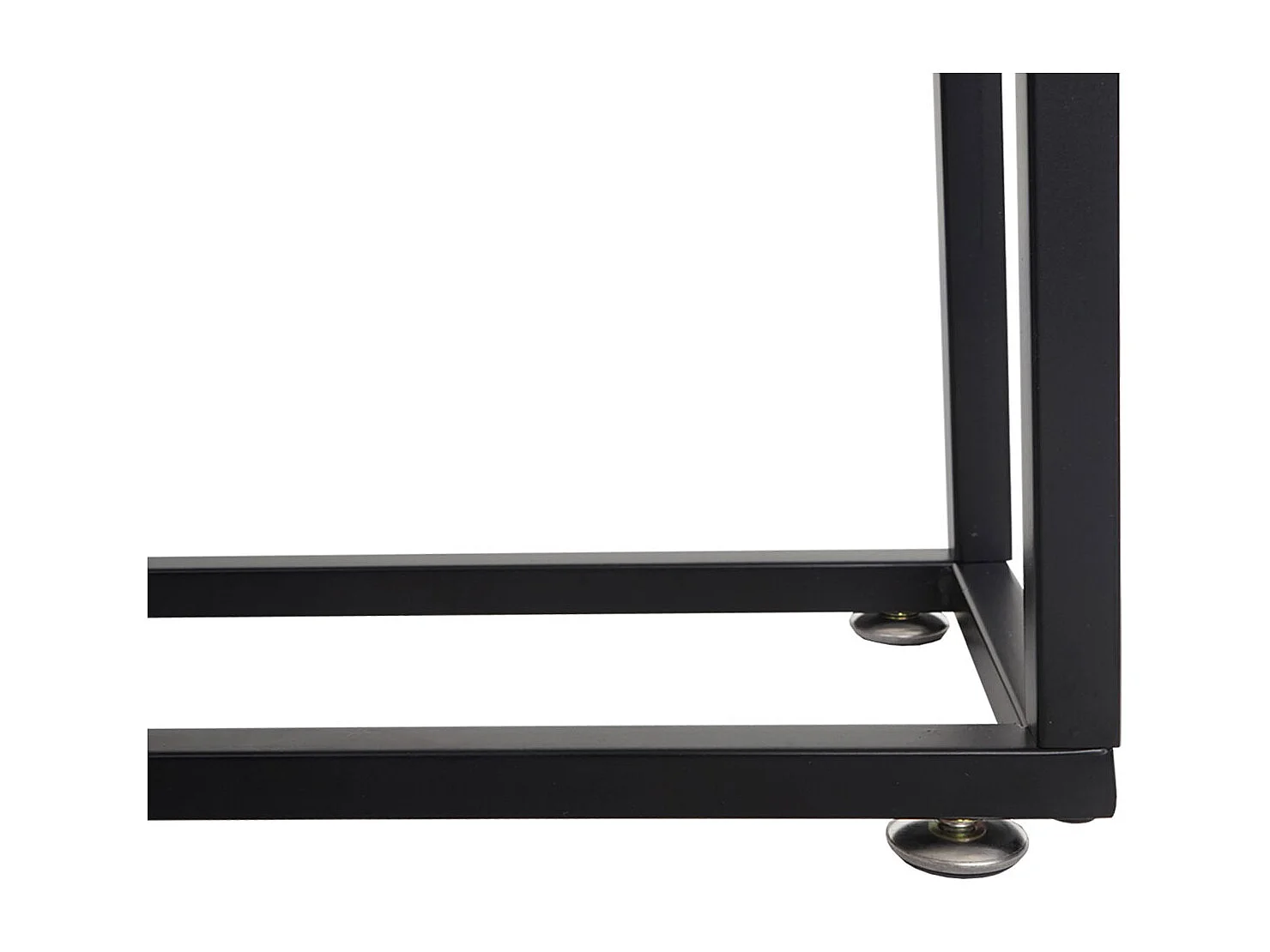 Podwyższone łóżko MCW-L32,  rama czarna, kolor naturalny