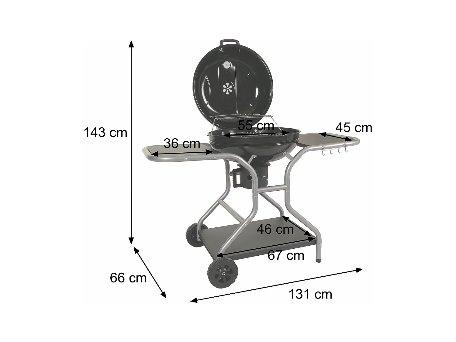 MCW-N16 barbecue trolley