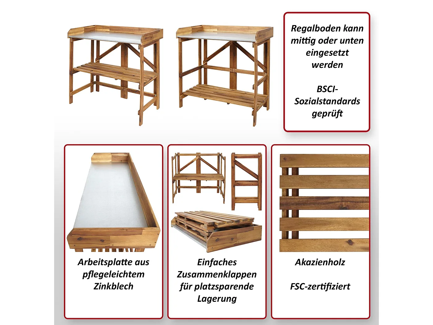 Mesa de plantación MCW-L18