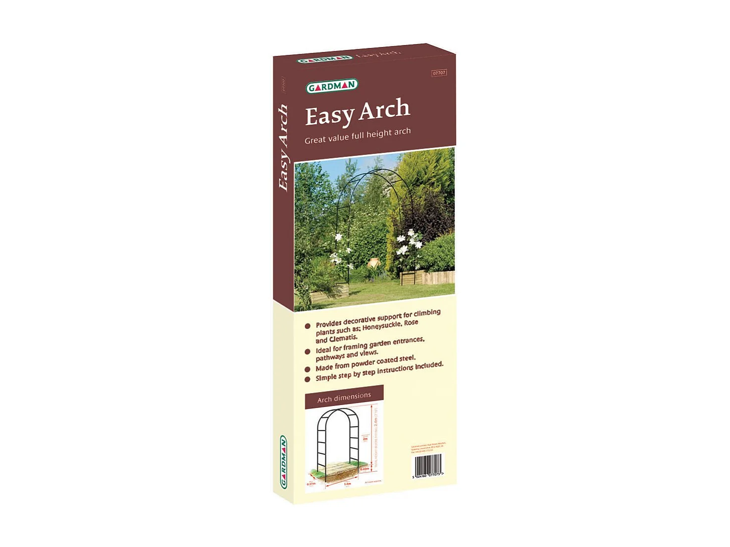 Arche déco en fer noir Atea (Lot de 2)
