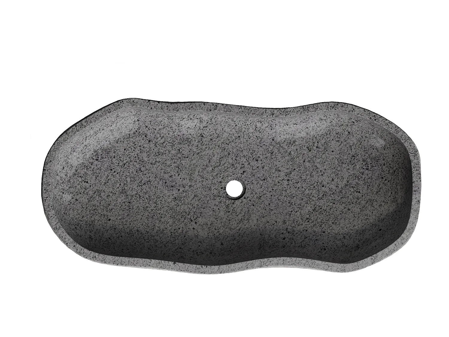 Aufsatzwaschbecken aus Flussstein - PIEDRI