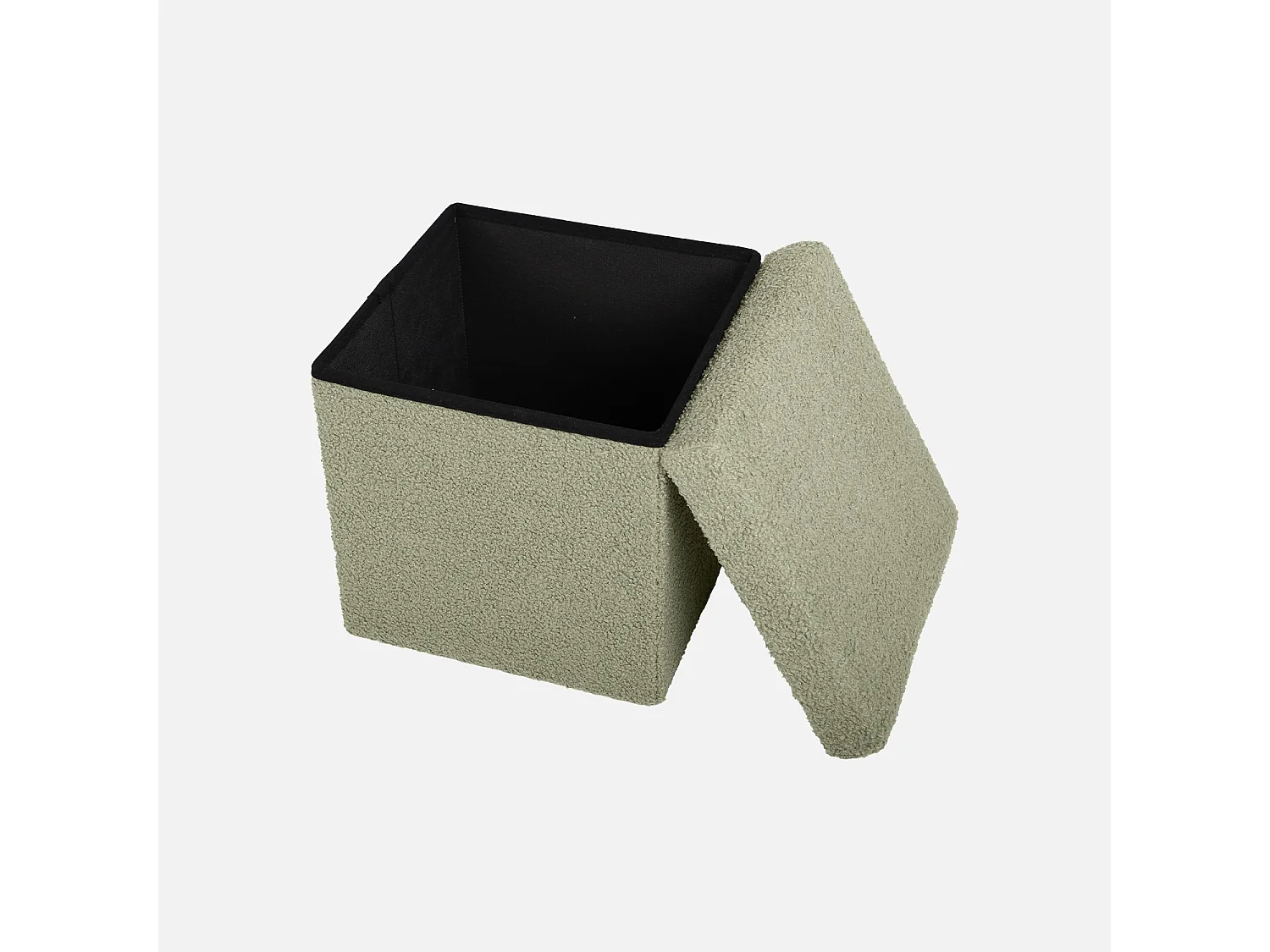 Taburete infantil borreguito, set de 2 verde