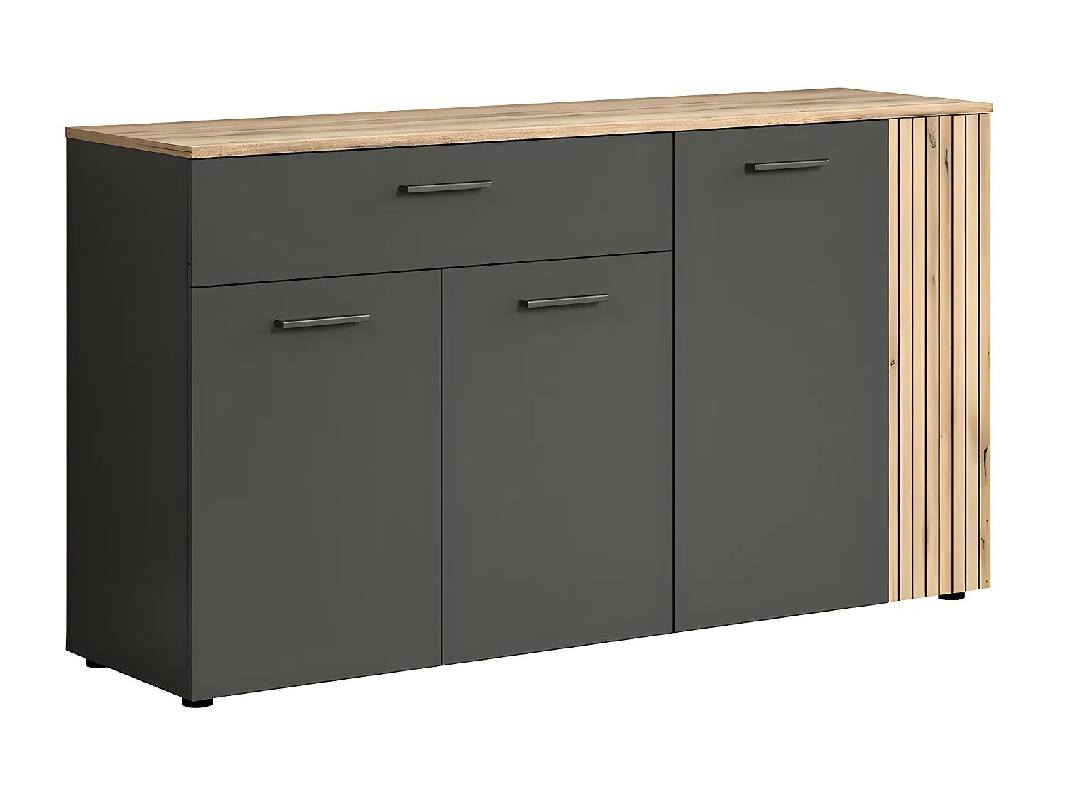 Buffet 3 portes et 1 tiroir L150 cm - Esteban