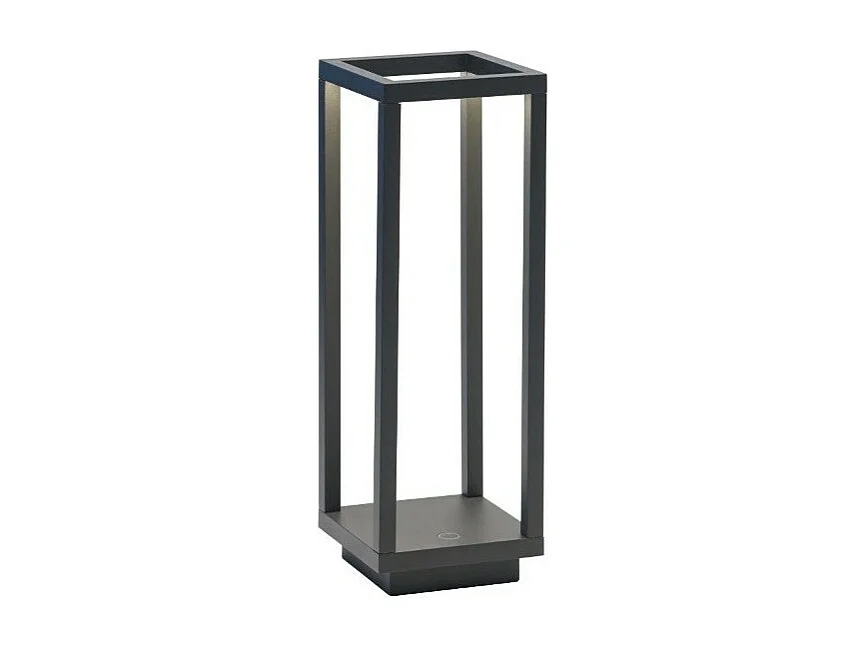 Lanterna Home Grigio Scuro a Led da 2,2w a batteria IP54 Zafferano