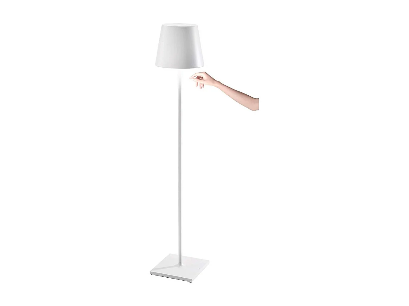 Lampada a led Poldina Pro XXL Bianca ricaricabile e dimmerabile 150cm con batteria fino a 12 ore