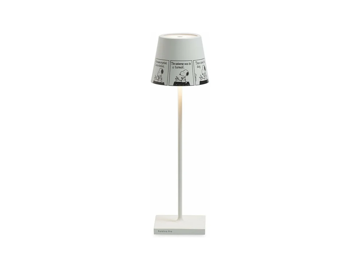 Lampe LED Poldina Pro Peanuts Bande rechargeable IP65 extérieur, dimmable avec autonomie jusqu'à 12 heures