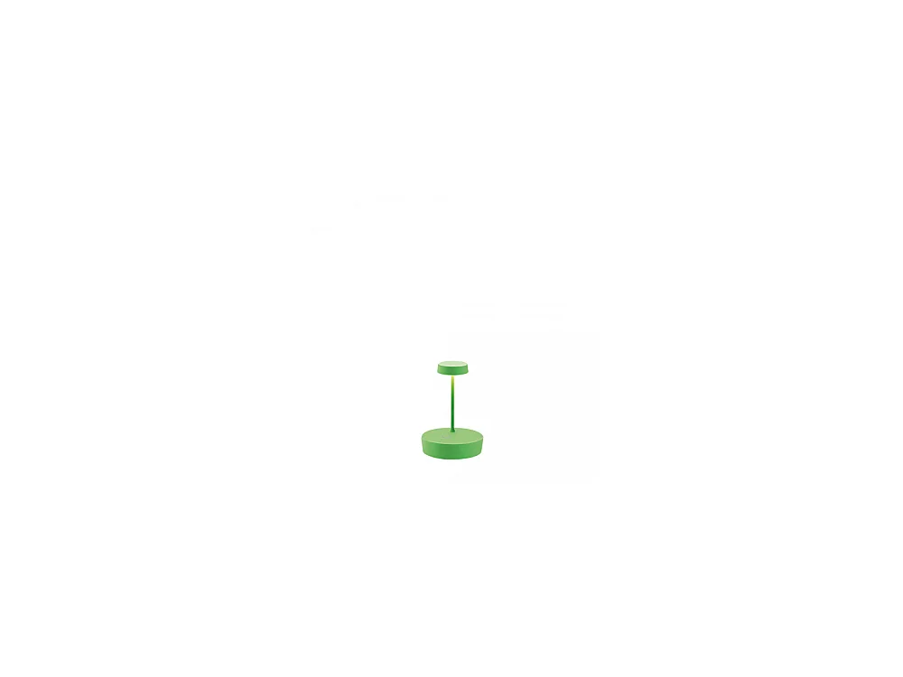 Lampe de table LED rechargeable et dimmable Swap mini pro vert pomme