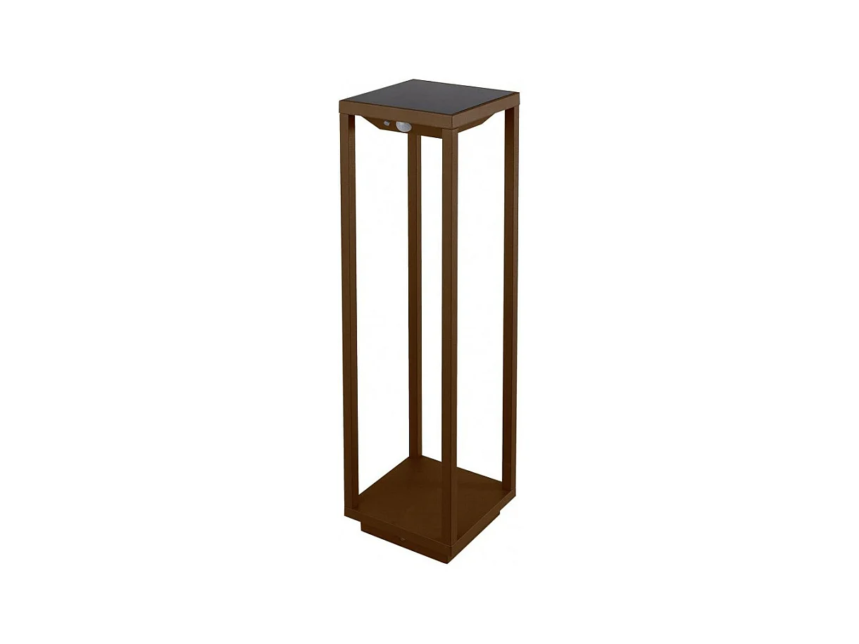 Lanterne solaire domestique LED à piles 2,2 W, IP54 Corten Zafferano