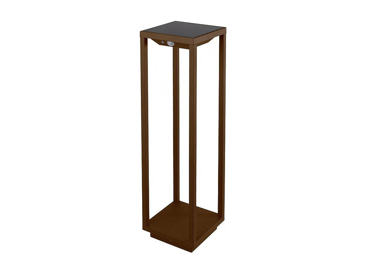 Lanterne solaire domestique LED à piles 2,2 W, IP54 Corten Zafferano