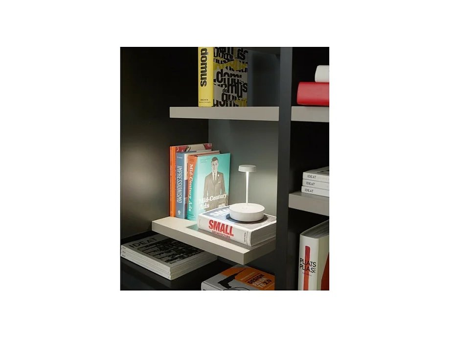 Swap mini pro Czarna, akumulatorowa i ściemnialna lampa stołowa LED