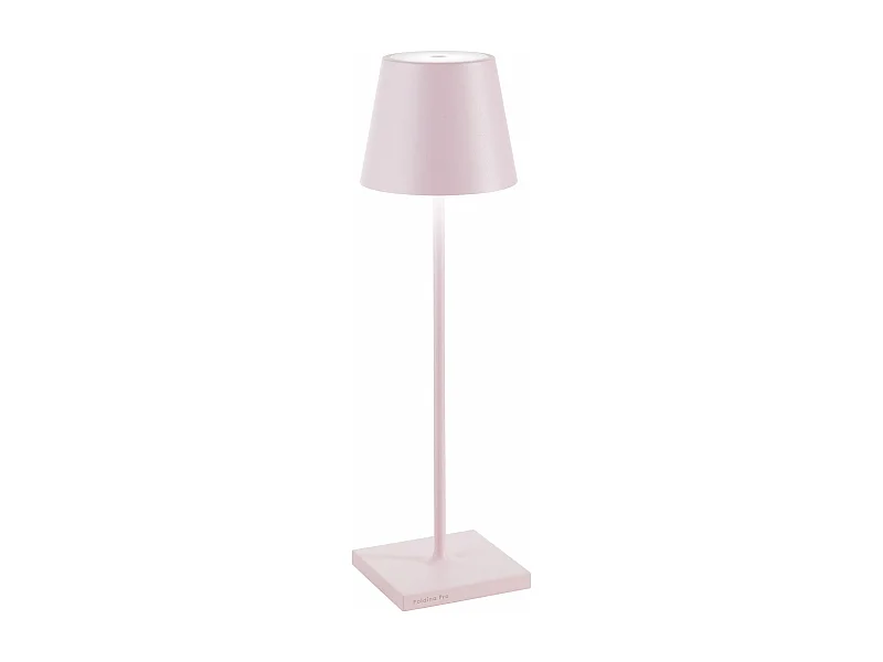Poldina Pro Pink akumulatorowa i ściemnialna lampa stołowa LED z baterią do 12 godzin. Do użytku na zewnątrz IP65