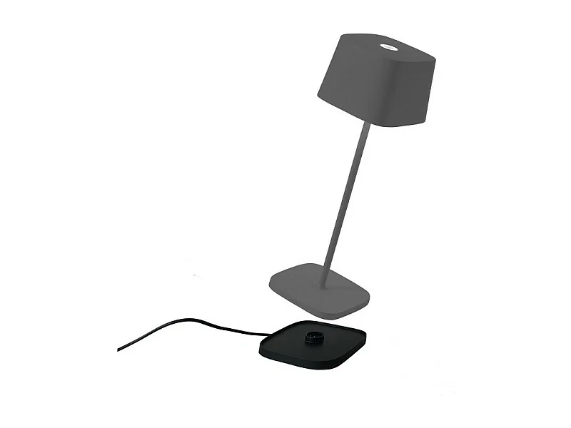Ofelia Pro Dark Grey wiederaufladbare und dimmbare LED-Tischleuchte