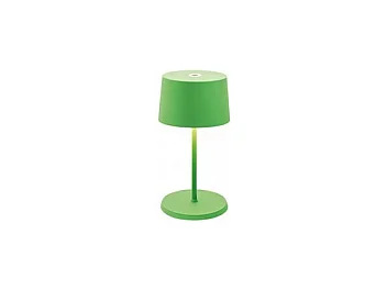 Lampe de table LED rechargeable et dimmable Olivia pro mini vert pomme