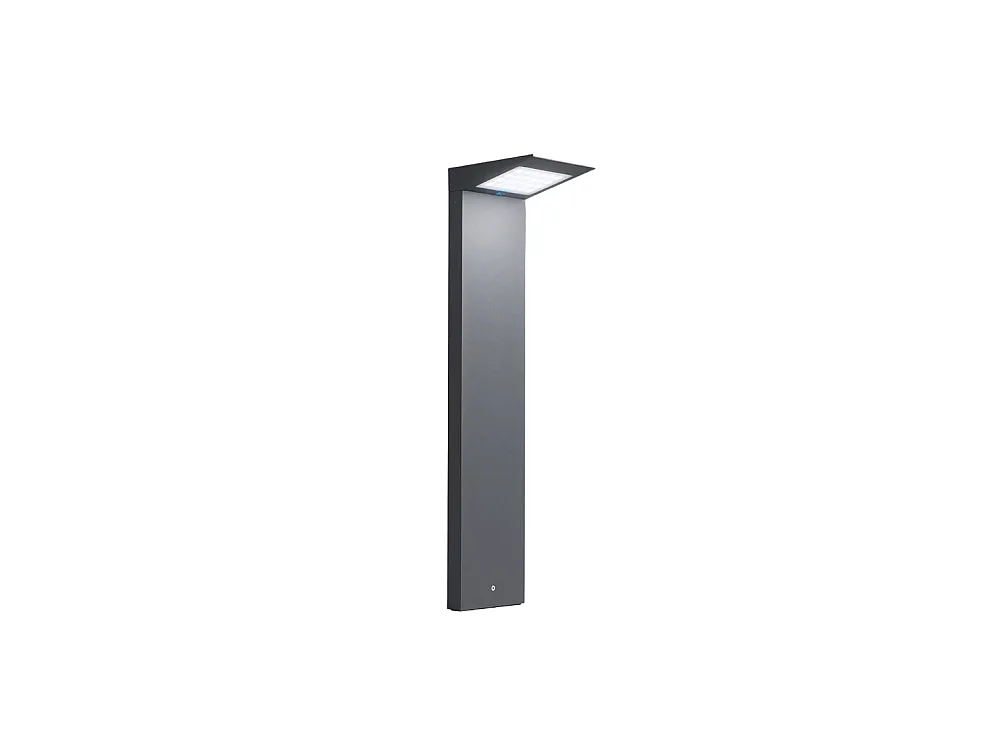 Borne de terre LED solaire 2,2 W alimentée par batterie avec photovoltaïque gris foncé IP54