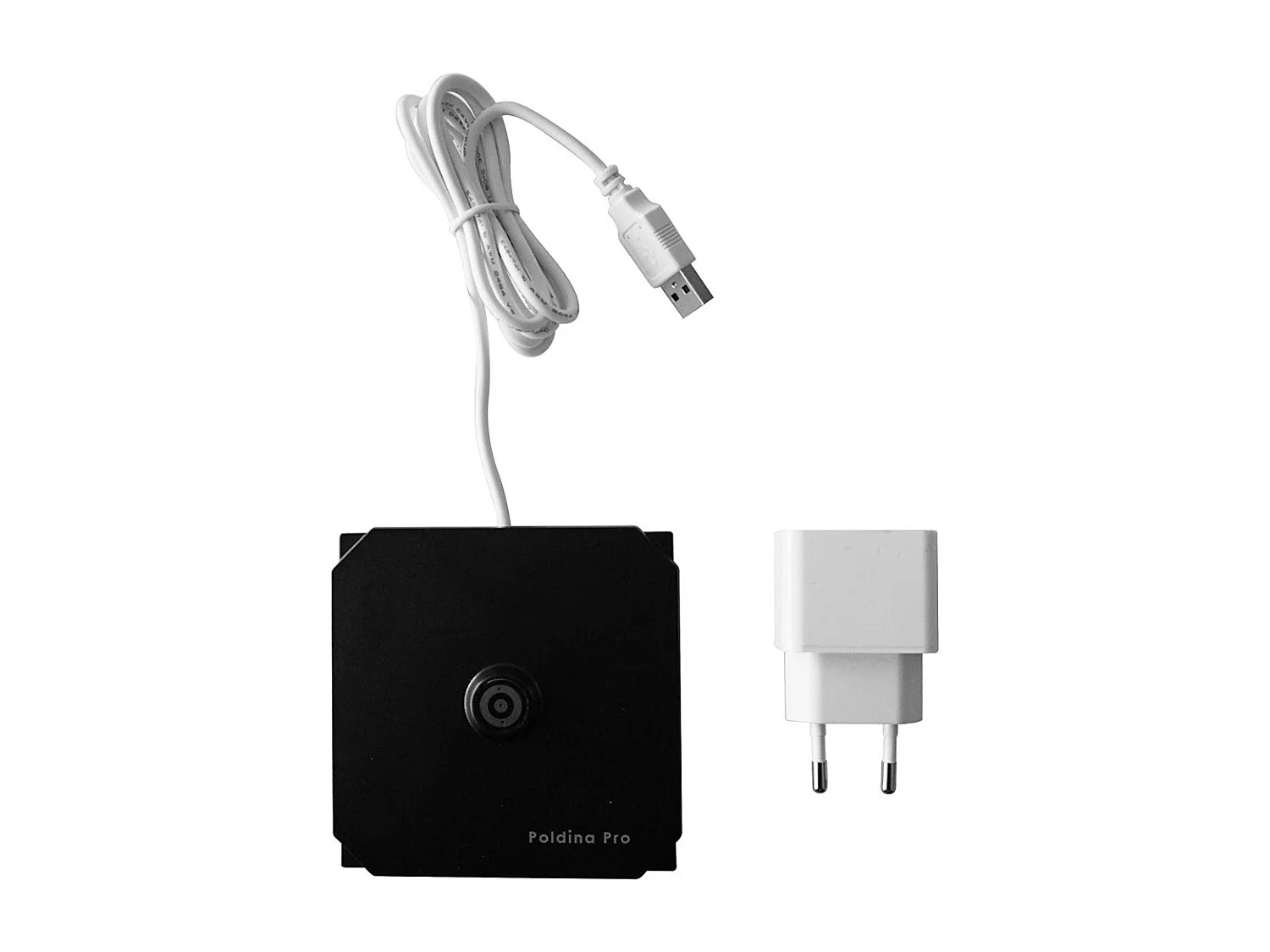 Candeeiro de mesa LED Poldina Pro Mini Silver Leaf, recarregável e regulável com bateria que dura até 12 horas