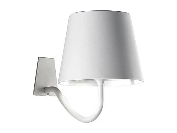 Applique LED Poldina Bianca, rechargeable et dimmable avec une autonomie jusqu'à 12 heures