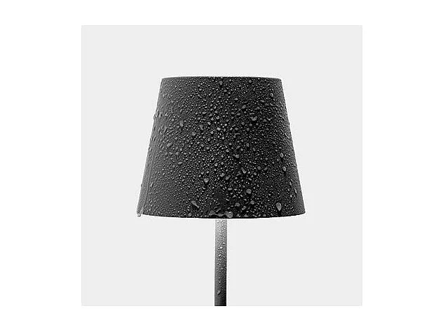Poldina Pro Mini Dark Grey akumulatorowa i ściemnialna lampa stołowa LED z baterią do 12 godzin