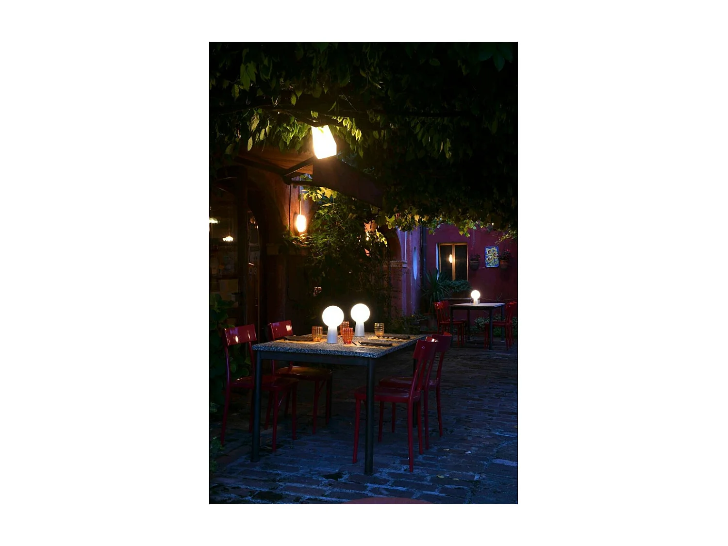 Lampe de table Olimpia Pro Cuivre, rechargeable et dimmable