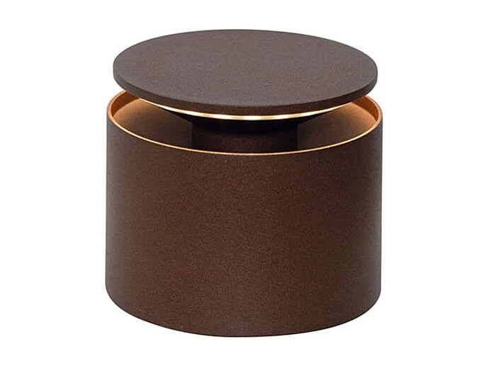 Lampada a led da tavolo Push Up Corten portatile e ricaricabile