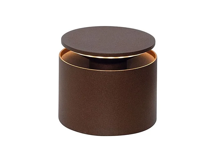 Lampe de table LED Push Up Corten portable et rechargeable