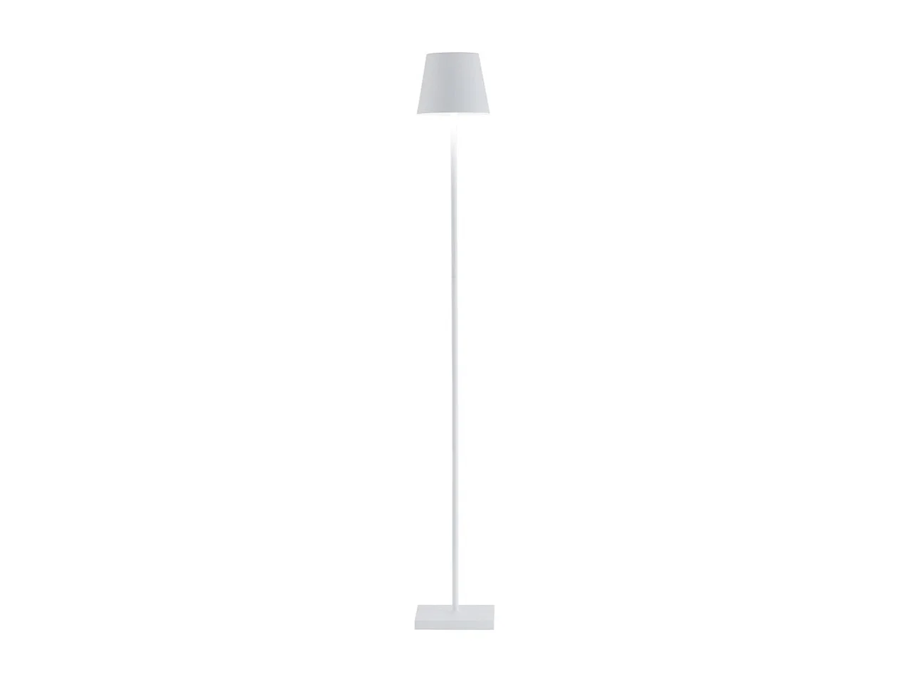 Lampe LED Poldina Pro L Blanche rechargeable et dimmable 122cm avec batterie jusqu'à 12 heures